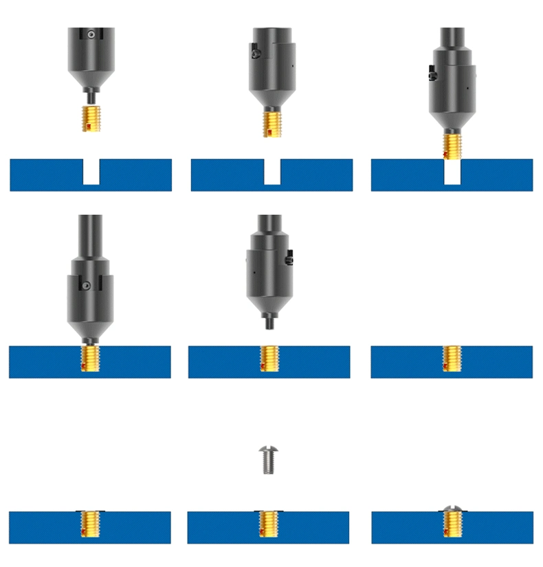 Brass Self Tapping Threaded Inserts for Metal or Plastic